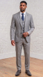 Oxford Suit Plaid Mens Suits Modern Fit Suit for Guys
