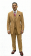 Tan Suit Mens Suits Notch Lapel