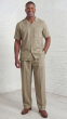 CCO Men's Outlet 2 Piece Walking Suit - Linen Texture