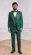 Hunter Green Tuxedo for Men Double Breasted Vest
