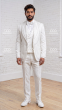 White Tuxedo for Men Double Breasted Vest