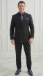 Black Men's Suit Double Breasted Suit