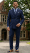 Navy Men's Suit Double Breasted Suit