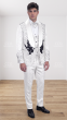 White/Black Tux Mens Tuxedo Dinner Suit