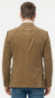 Tan Blazer Micro Suede Men's Blazer Jacket Elbow Patches