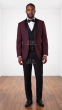 Burgundy Mens Tuxedo