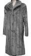Canto Men's Faux Fur Coat - Full Length Fashion Coat