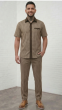 Brown Men's Two Piece Pants Sets