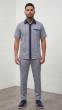 Navy Men's Two Piece Pants Sets