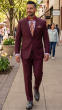 Burgundy Suit Inexpensive Suits for Men