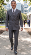 Grey Pinstripe Suit Mens Fashion Lifestyle
