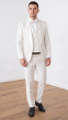 White Tuxedo Black Lapels Formal Wear for Men