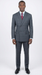 CCO Men's Outlet 2 Piece Modern Fit Suit - Windowpane
