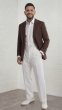 White Pants Dress Pants for Men