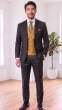 Taupe Suits Men Suit 3 Piece Suit