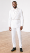 White Tux Modern Fit Tuxedos Men's Tuxedos