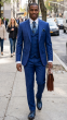 Sapphire 3 Piece Suit Mens Modern Fit Suits