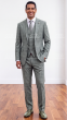 Green Suit Modern Fit Suit for Guys Plaid Suits