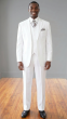 White Inexpensive Mens Suits Suit with Vest