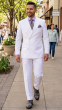 White Suit and Peak Lapel Double Breasted Suits