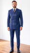 Statement Men's Outlet 2 Piece Modern Fit Double Breasted Suit - Sleek Finish