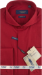 Red Mens Spread Collar Dress Shirts