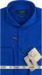 Royal Blue Mens Spread Collar Dress Shirts