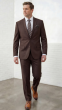Royal Diamond Men's 2 Piece Poplin Discount Suit - Solid Colors