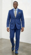 Blue Suit Tailored Suit Men Suits