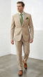 Tan Suit Tailored Suit Men Suits