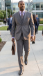Vittorio St Angelo Men's 3 Piece Classic Suit - Modern Fit