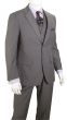 Apollo King Men's 3 Piece Executive Suit - Pleated Pants
