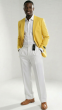 Lemon Blazer Suit Jacket Mens Sport Coats