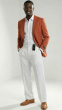 Papaya Blazer Suit Jacket Mens Sport Coats