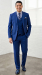 Sapphire Wool Suit Men's Suits