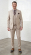 Tan Wool Suit Men's Suits