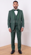 Hunter/Hunter Tux Wool Tuxedos Mens 3 Piece Tuxedos