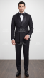 Black Tux Double Breasted Tuxedo