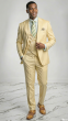 Butter Suit Sharkskin Fabric Mens Suits Cinchable Waistband