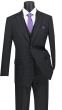 CCO Men's Outlet 3 Piece Wool Feel Executive Suit - Windowpane