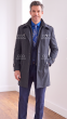 Charcoal Jacket Overcoat Mens Coats