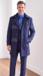 Navy Jacket Overcoat Mens Coats