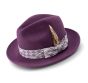 Montique Men's Wool Felt Hat - Abstract Checker Band 