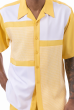 Montique Men's 2 Piece Short Sleeve Walking Suit - Houndstooth