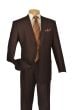 Vinci Men's 2 Piece Wool Feel Executive Suit - Extra Long Sizes