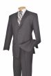 CCO Men's 2 Piece Wool Feel Outlet Executive Suit - Pure Solid