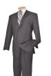 Vinci Men's 2 Piece Wool Feel Executive Suit - Extra Long Sizes