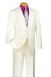 CCO Men's 2 Piece Wool Feel Outlet Executive Suit - Pure Solid