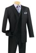 CCO Men's Outlet 3 Piece Solid Executive Suit - Many Colors Available