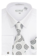 Karl Knox Men's French Cuff Shirt Set - Flower Pattern